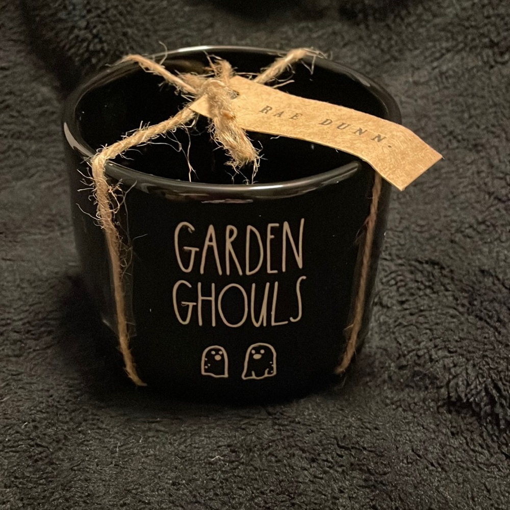 Rae Dunn Halloween planter. Ghosts